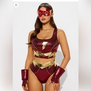 Fashion Nova super fast flash babe Halloween costume p